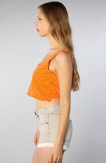 Vintage Boutique The Black Dot Crop Top