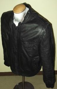 Mens Vintage FINGERHUT Fashions Leather Jacket Size XL