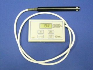 Fisher Scientific Hygrometer Thermometer Dew Point