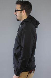 RVCA The Little RVCA Zip Up Hoody in Black