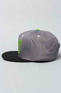 NEFF The Court Cap in Grey Black Concrete