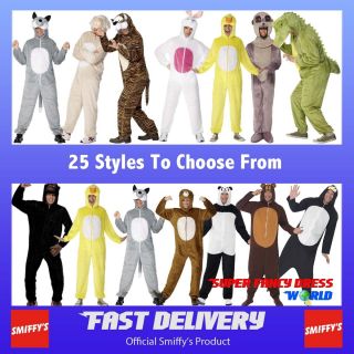 Animal Costumes Adult Fancy Dress Zoo Farm Jungle Party Onesie Costume