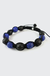 ILLxILL Black Blue Shamballa Crystal Bracelet