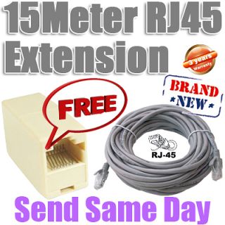 15M RJ45 Network Internet LAN Ethernet Extension Cable