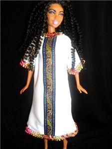 Ethiopian Beauty Barbie Doll OOAK World Dakotas Song AA