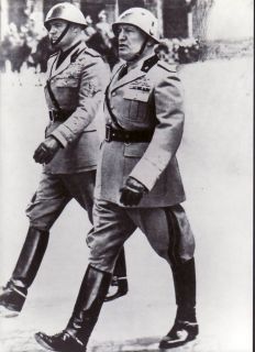 8625 ETTORE MUTI E MUSSOLINI COPIA DI FOTOGRAFIA