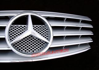 00 02 Mercedes W210 Sport Grill Silver Chrome E Class