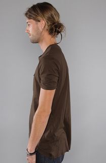 Sub_Urban Riot The Organic Pocket Tee in Brown