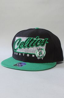 47 Brand Hats The Celtics Kalvin MVP Snapback Cap in Black Kelly