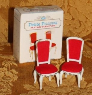Ideal 1960s Petite Princess Fantasy Furniture Boxed 2 Red Hostess