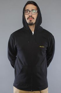 RVCA The Little RVCA Zip Up Hoody in Black