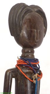 Fante Fertility Doll Custom Stand Ghana African Art