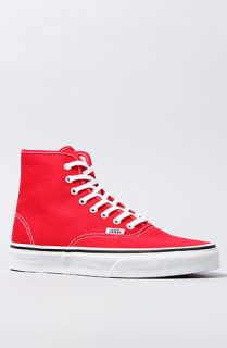 Vans Footwear The Authentic Hi Sneaker in True Red