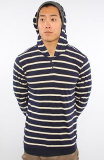 all day the henley hoody in navy cream stripes sale $ 33 95 $ 45 00 25