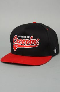 Creep Street The Posse Cap in Black Red
