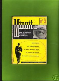  Revue Minuit N° 3 Juin 1959 Arthème Fayard