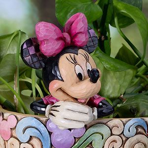 Minnie Mouse Cachepot Characters Jim Shore Disney Free SHIP Garden Pot