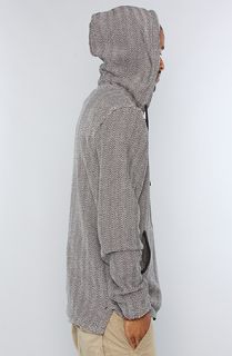 RVCA The Smuggler Hoody in Charcoal Heather