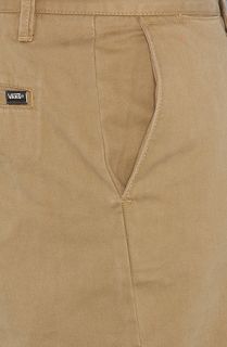 Vans The Excerpt Shorts in New Mushroom Brown