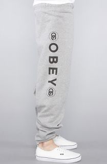 Obey The Coco Sweatpants in Heather Grey