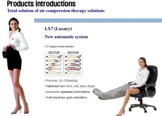 Air Compression Therapy Massager XL Leg Cuffs Only