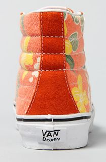 Vans Footwear The Sk8 Hi Slim Sneaker in Orange Hawaiian  Karmaloop