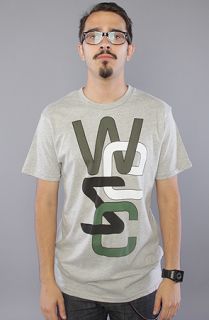 WeSC The Overlay No 2 Tee in Grey Melange