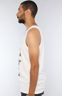 WeSC The Overlay Tank Top in White Gray