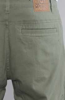 The Core Collection True Straight Chino Shorts in Olive Drab