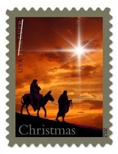   STAMPS 100 NEW First Class Holy Family XMAS Adhesive Postage Booklet