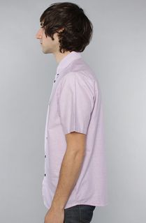 Know1edge The Cooke 2 SS Buttondown Shirt in Purple Chambray