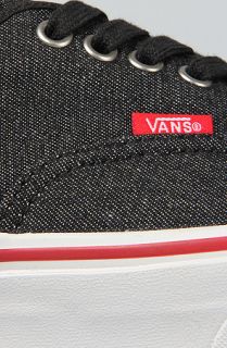 Vans Footwear The Authentic Sneaker in Black Denim True White