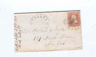 Oldhal Fitzwilliam NH 1862 to New York