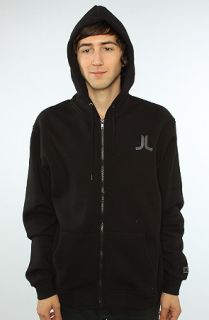 WeSC The Overlay Zip Up Hoody in Black