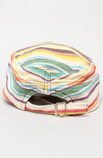 Accessories Boutique The Striped Coastal Hat in White