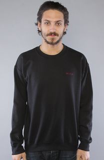 RVCA The Little RVCA Crewneck Sweatshirt in Black