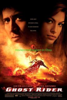  Movie Poster Nicolas Cage Eva Mendes Original DS 27x40 Glossy