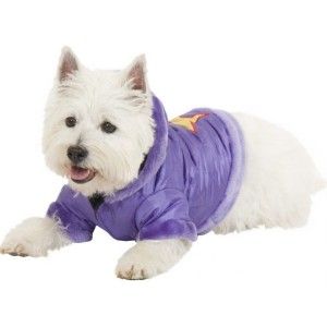 Fashion Pet Super Star Parka Dog Jacket SM Purple