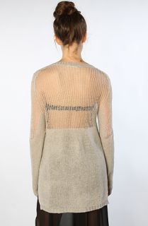 LA Boutique The Spare Me Sweater in Heather Gray