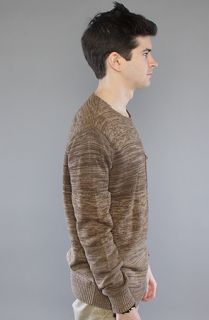 RVCA The Reverb Sweater in Husky Concrete