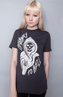 Petals and Peacocks Highway To Hell Tee in Vintage Black  Karmaloop