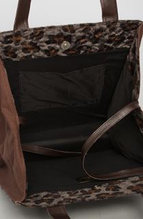 gold dot the faye tote bag in gray leopard sale $ 12 95 $ 67 00 81