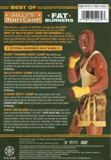  Bo Best of Billys Bootcamp Fat Burners 4 Workouts on 1 DVD New