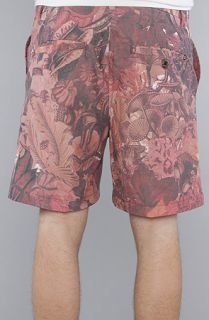 Insight The Trippy Floral Fixed Shorts in Beet