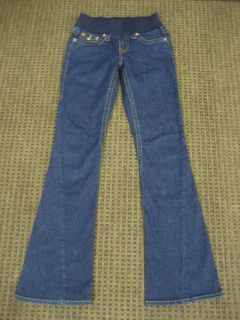  Maternity Jeans Joey Stretch Flare Dark Stone Size 27 XS Small