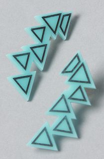 Melody Ehsani The Axiom Earring in Teal