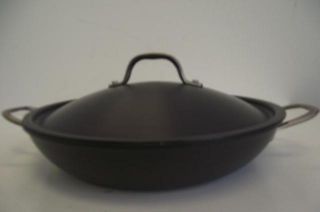  D1382PB Commercial Hard Anodized 12inch Everyday Pan with Lid