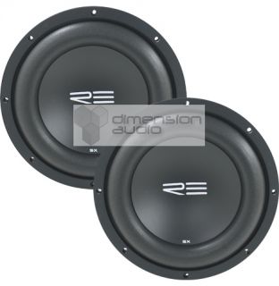 re Audio SXX 10 Car Speaker Subwoofers SXX10 D2 Pair