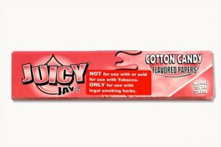  King Size Slim Cotton Candy Flavored Rolling Cigarette Papers