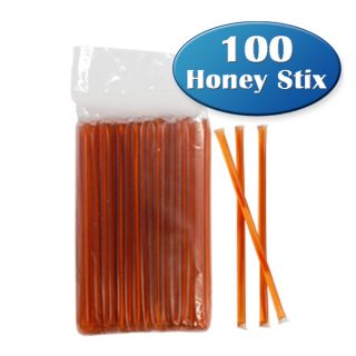 Natural Gourmet Flavored Honey Stix Straw Stick Snack Treat 10 Flavors